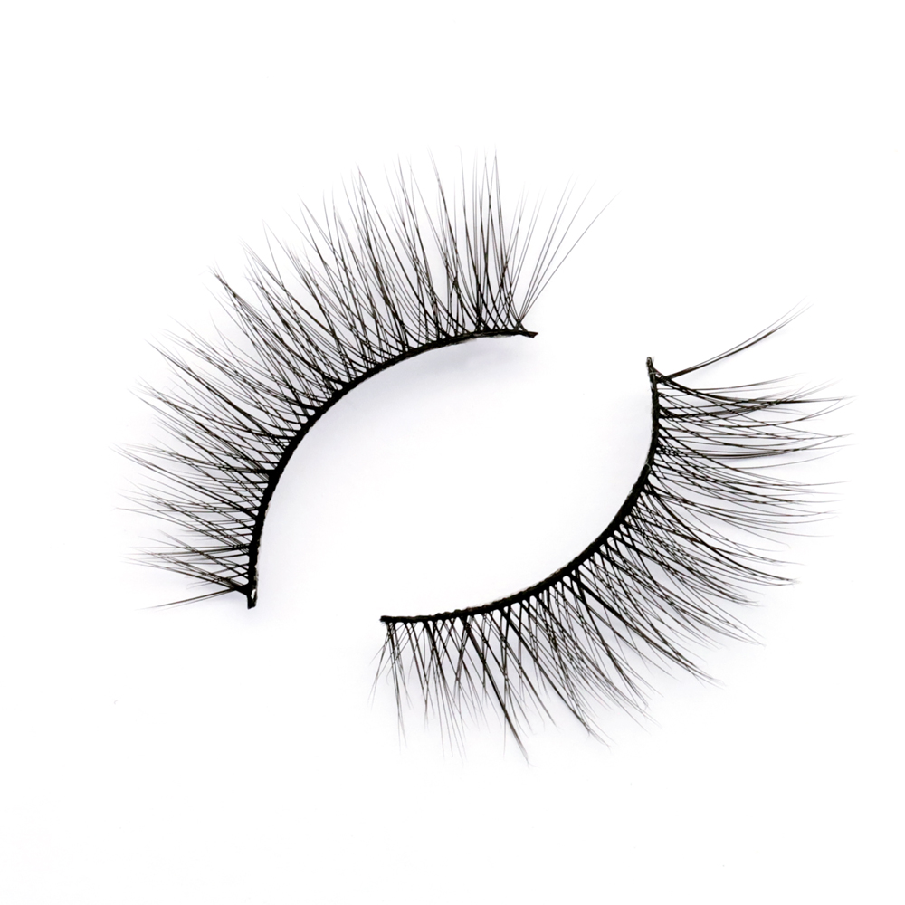 Inquiry for wholesale free samples private label 3D faux mink eyelash natural style  quality lower price eyelash factory JN83